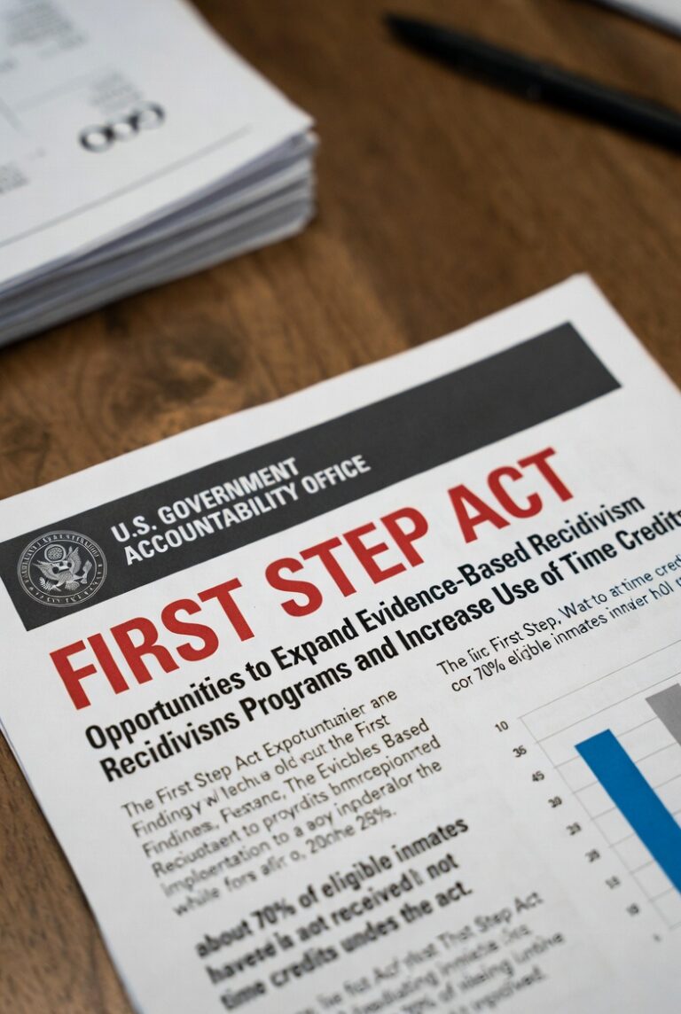 GAO report finds 70 percent of eligible federal inmates not receiving First Step Act credits
