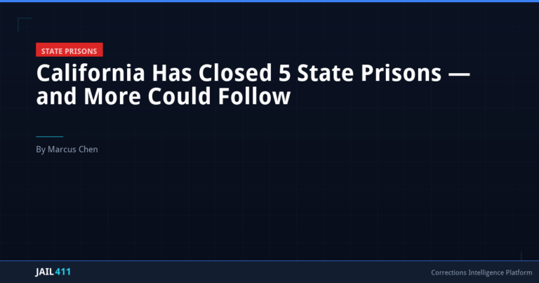 California Has Closed 5 State Prisons — and More Could Follow