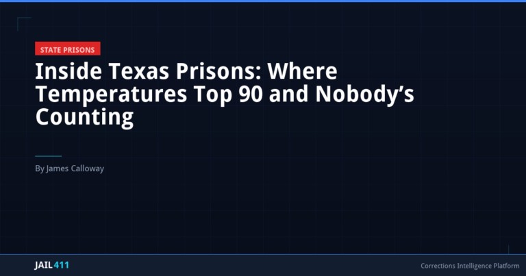 Inside Texas Prisons: Where Temperatures Top 90 and Nobody's Counting