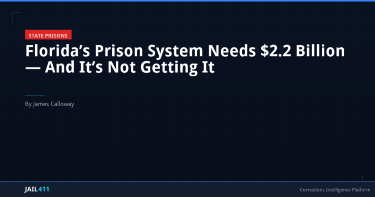 Florida's Prison System Needs $2.2 Billion — And It's Not Getting It