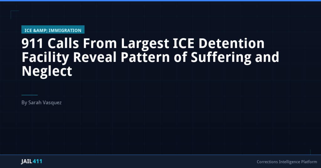 911 Calls From Largest ICE Detention Facility Reveal Pattern of Suffering and Neglect