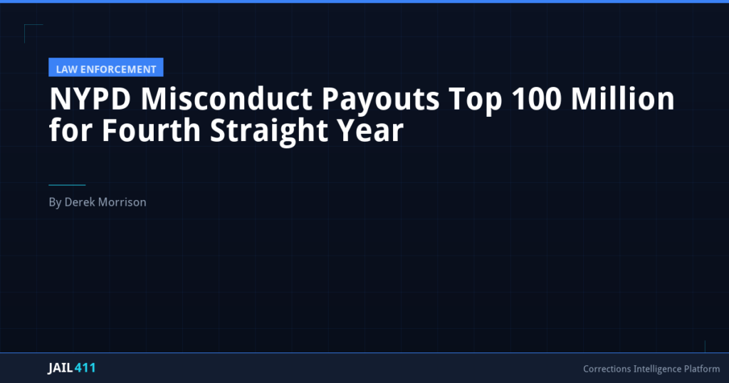 NYPD Misconduct Payouts Top 100 Million for Fourth Straight Year