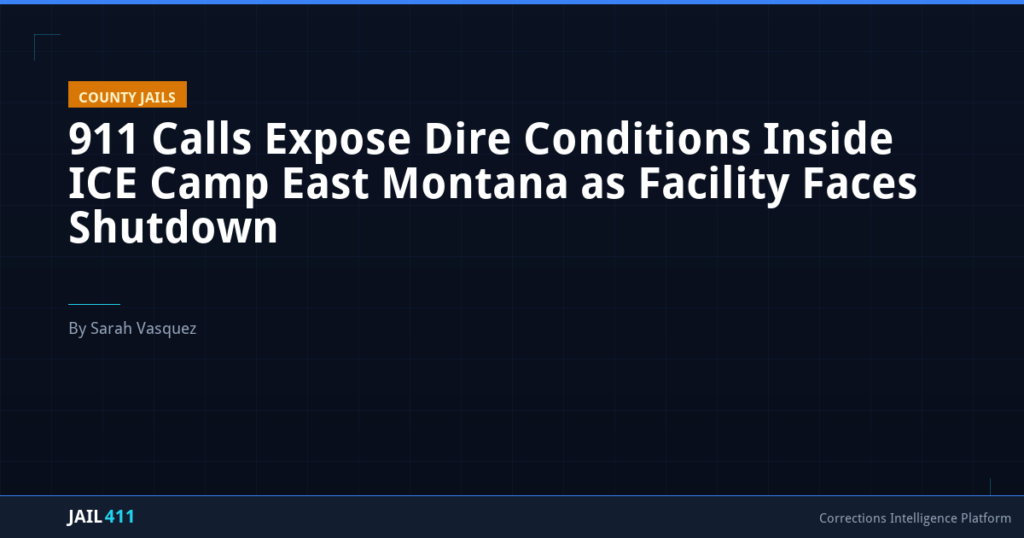 911 Calls Expose Dire Conditions Inside ICE Camp East Montana as Facility Faces Shutdown