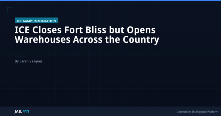 ICE Closes Fort Bliss but Opens Warehouses Across the Country