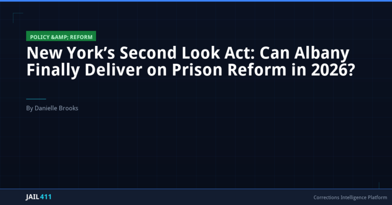 New York's Second Look Act: Can Albany Finally Deliver on Prison Reform in 2026?