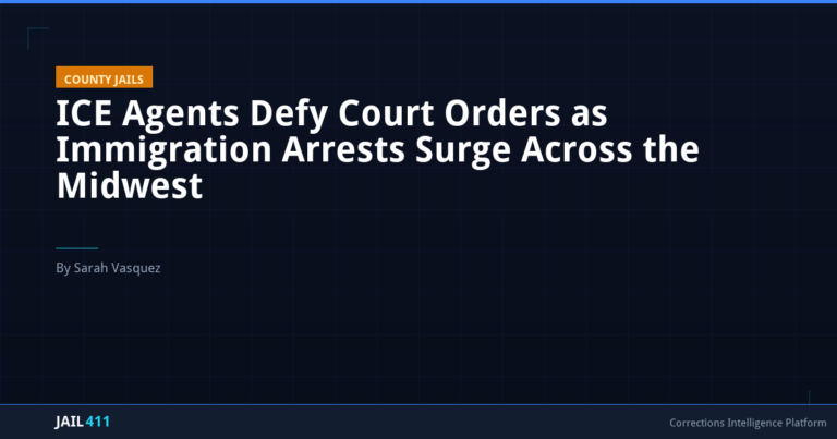 ICE Agents Defy Court Orders as Immigration Arrests Surge Across the Midwest