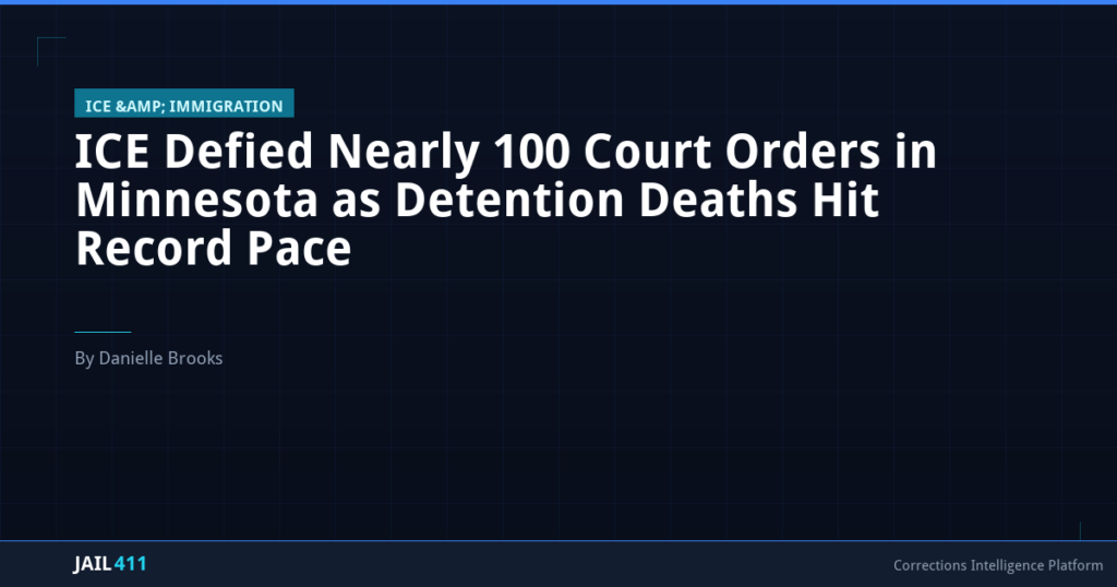 ICE Defied Nearly 100 Court Orders in Minnesota as Detention Deaths Hit Record Pace