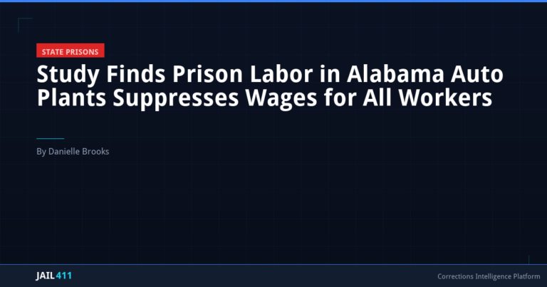 Study Finds Prison Labor in Alabama Auto Plants Suppresses Wages for All Workers