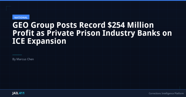 GEO Group Posts Record $254 Million Profit as Private Prison Industry Banks on ICE Expansion