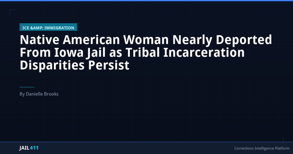 Native American Woman Nearly Deported From Iowa Jail as Tribal Incarceration Disparities Persist