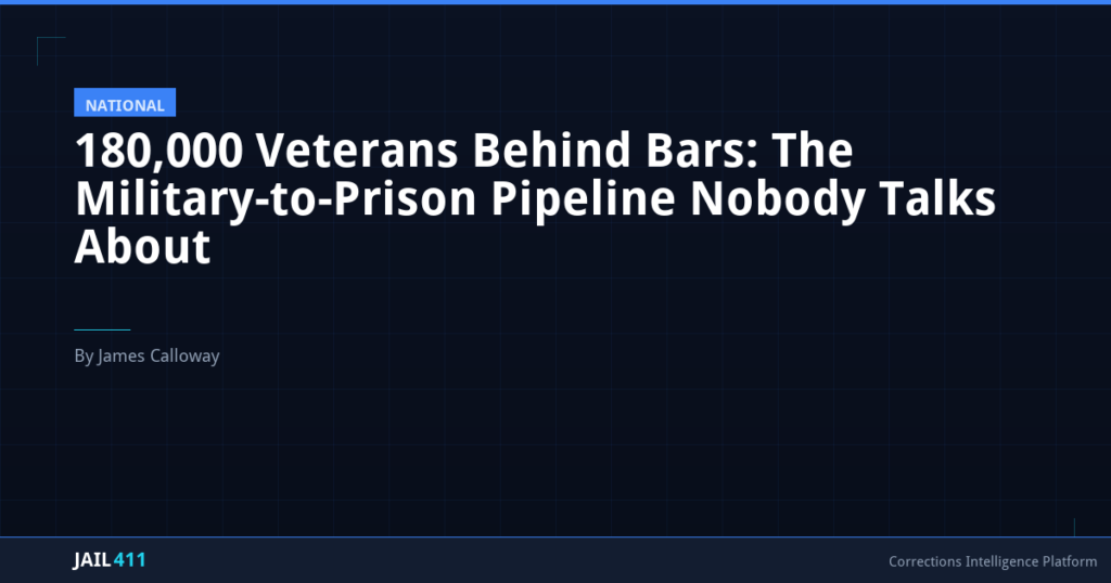 180,000 Veterans Behind Bars: The Military-to-Prison Pipeline Nobody Talks About