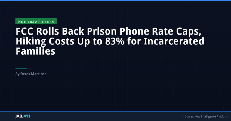FCC Rolls Back Prison Phone Rate Caps, Hiking Costs Up to 83% for Incarcerated Families