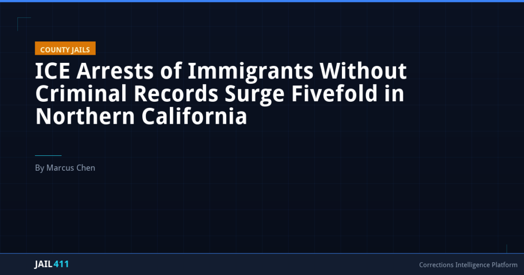 ICE Arrests of Immigrants Without Criminal Records Surge Fivefold in Northern California