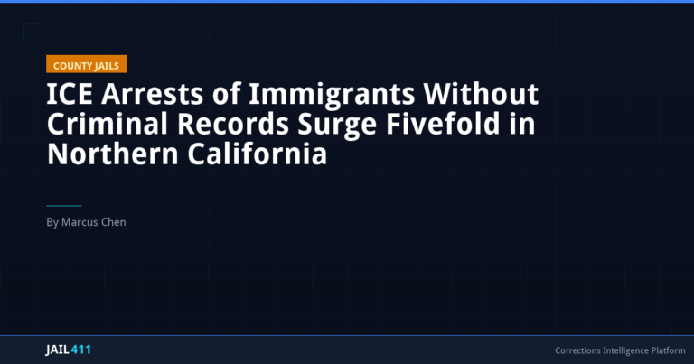 ICE Arrests of Immigrants Without Criminal Records Surge Fivefold in Northern California