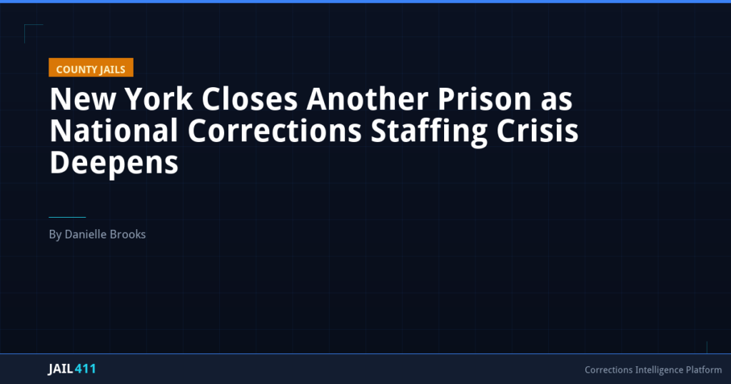 New York Closes Another Prison as National Corrections Staffing Crisis Deepens