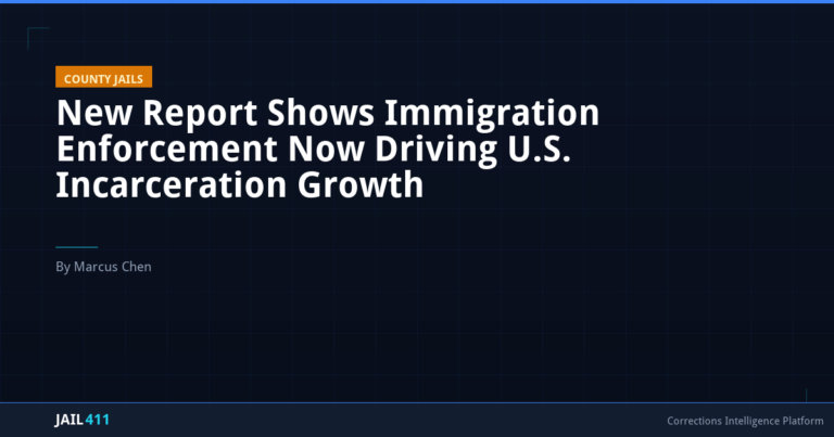 New Report Shows Immigration Enforcement Now Driving U.S. Incarceration Growth