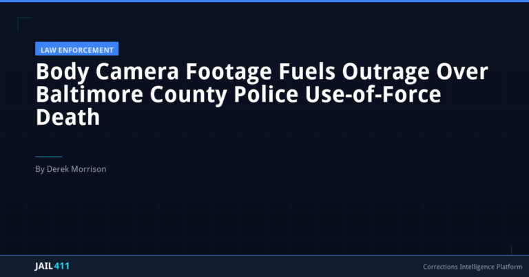 Body Camera Footage Fuels Outrage Over Baltimore County Police Use-of-Force Death