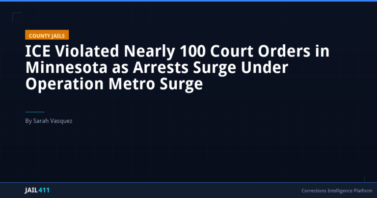 ICE Violated Nearly 100 Court Orders in Minnesota as Arrests Surge Under Operation Metro Surge