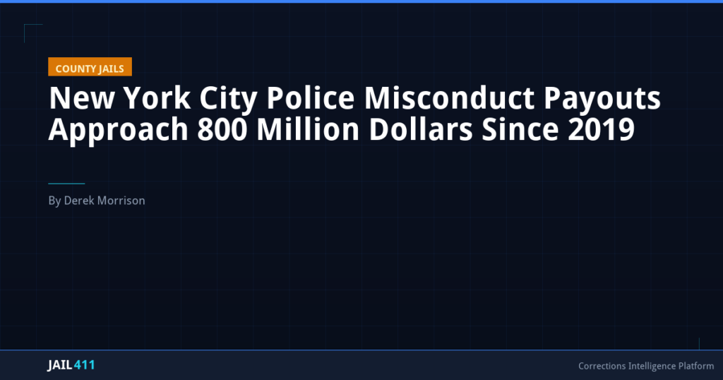 New York City Police Misconduct Payouts Approach 800 Million Dollars Since 2019